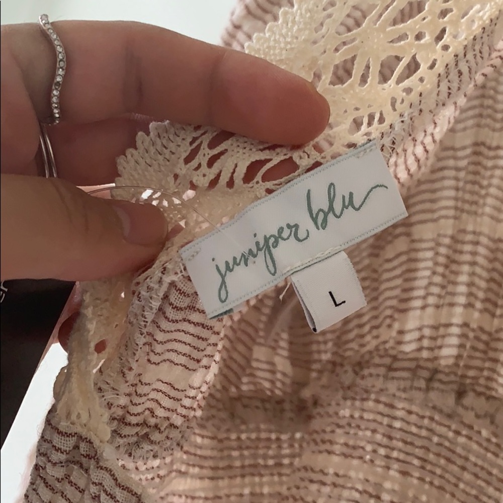 NWT boho long sleeve shirt south moon under - Picture 4 of 4